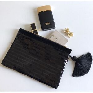 Vintage Shiraleah Chicago sequin clutch bag/ New No Tags
